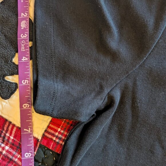 Jones New York Sport L Short Sleeve V Neck Basic T Shirt Black NWT - Picture 4 of 4